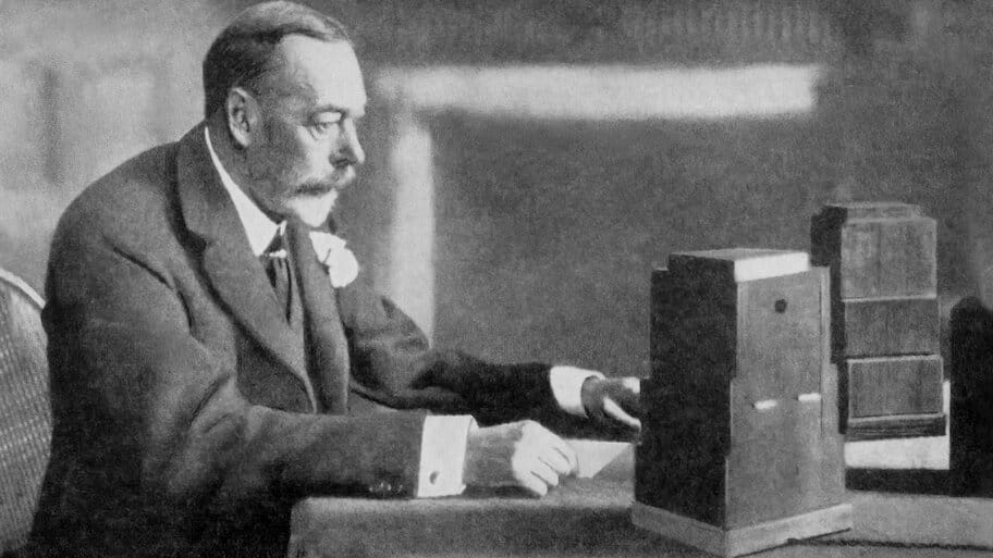 King George VI: The Man Behind the King's Speech backdrop