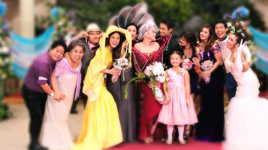 Four Sisters and a Wedding backdrop